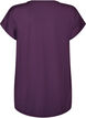 Lang tr&aelig;nings t-shirt, Lilla, Packshot image number 1