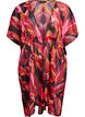 Strand kimono med print, Rød, Packshot image number 0