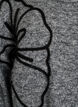 Strikbluse med blomsterapplikation, Gr&aring;, Packshot image number 2