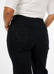 Regular fit Gemma jeans med h&oslash;j talje, Sort, Model image number 2