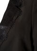 Blazer med blondekanter, Sort, Packshot image number 2