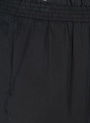 Løse bermuda shorts med smock, Black, Packshot image number 2
