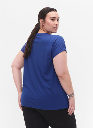 Kortærmet trænings t-shirt, Sodalite Blue, Model image number 1