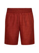 Shorts med lommer og h&oslash;j talje, R&oslash;d, Packshot image number 0