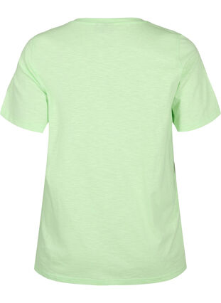 Kortærmet basis t-shirt med v-hals, Paradise Green, Packshot image number 1