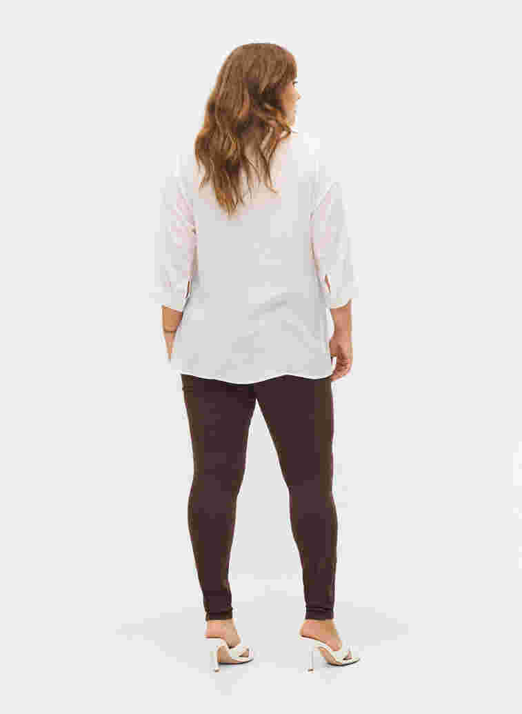 Super slim Amy jeans med høj talje, Molé, Model image number 1