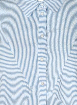 Lang stribet skjorte i bomuld, Skyway Stripe, Packshot image number 2