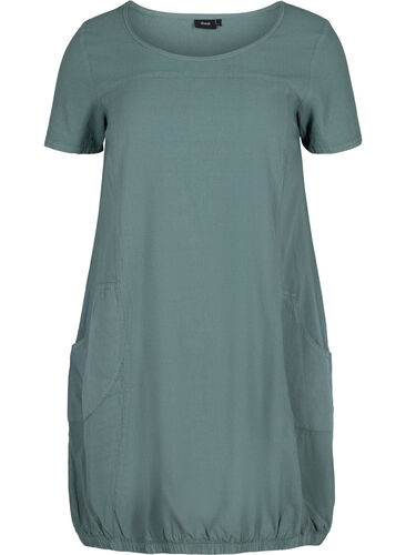 Kjole med lommer, Balsam Green, Packshot image number 0