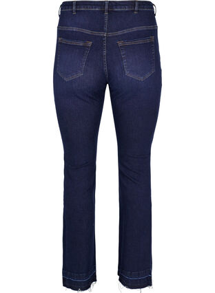 Ellen bootcut jeans med høj talje, Dark blue, Packshot image number 1
