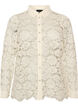 Blondeskjorte med perleknapper, Vanilla, Packshot image number 0