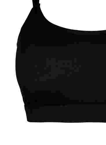 Bikini top med udtagelige indlæg, Black, Packshot image number 2