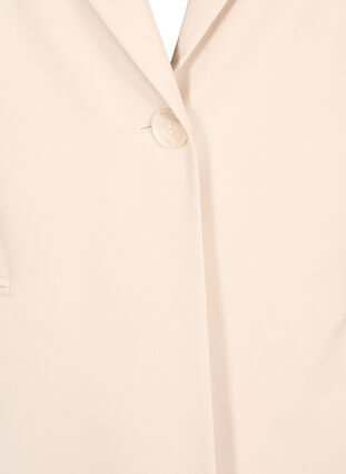 FLASH - Enkel blazer med knap, Pumice Stone, Packshot image number 2
