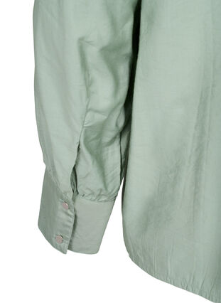 Skjortebluse i viskose med flæser, Green Bay, Packshot image number 3
