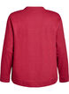 Sweatshirt med rund hals, R&oslash;d, Packshot image number 1