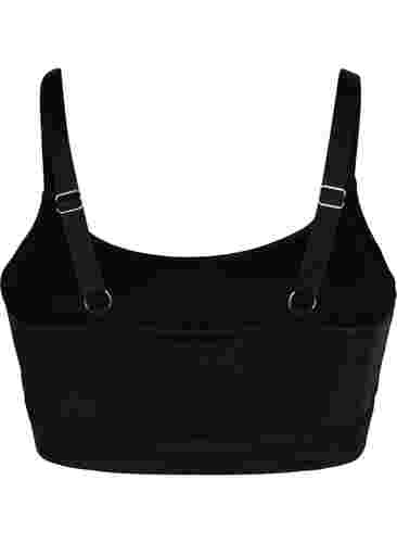 Bikini top med udtagelige indlæg, Black, Packshot image number 1