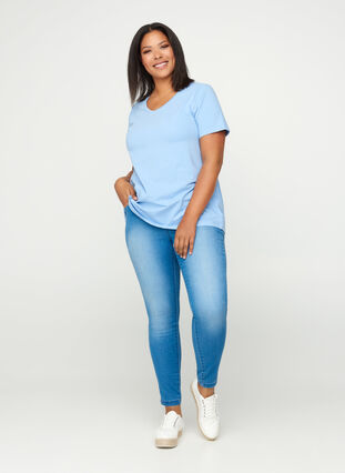 Basis t-shirt, Forever Blue, Model image number 2