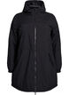 Let vatteret parka med h&aelig;tte , Sort, Packshot image number 0
