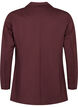 Enkel blazer med knaplukning, Mørk Bordeaux, Packshot image number 1