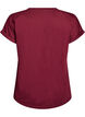 Kort&aelig;rmet t-shirt i bomuldsblanding, M&oslash;rk Bordeaux, Packshot image number 1