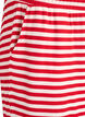 Stribede natbukser med h&oslash;j talje og brede ben, R&oslash;d, Packshot image number 2
