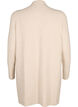 Meleret strik cardigan med lommer, Beige, Packshot image number 1