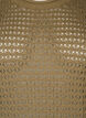 Strikket bluse med hulmønster, Dusky Green, Packshot image number 2