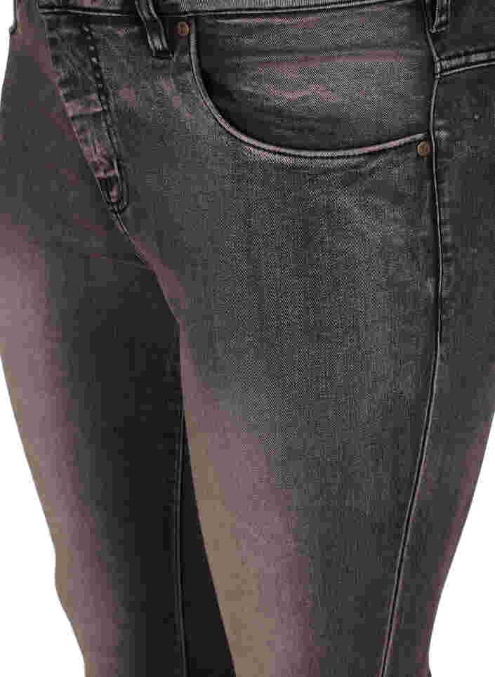 Super slim Amy jeans med høj talje, Dk Grey Denim, Packshot image number 2
