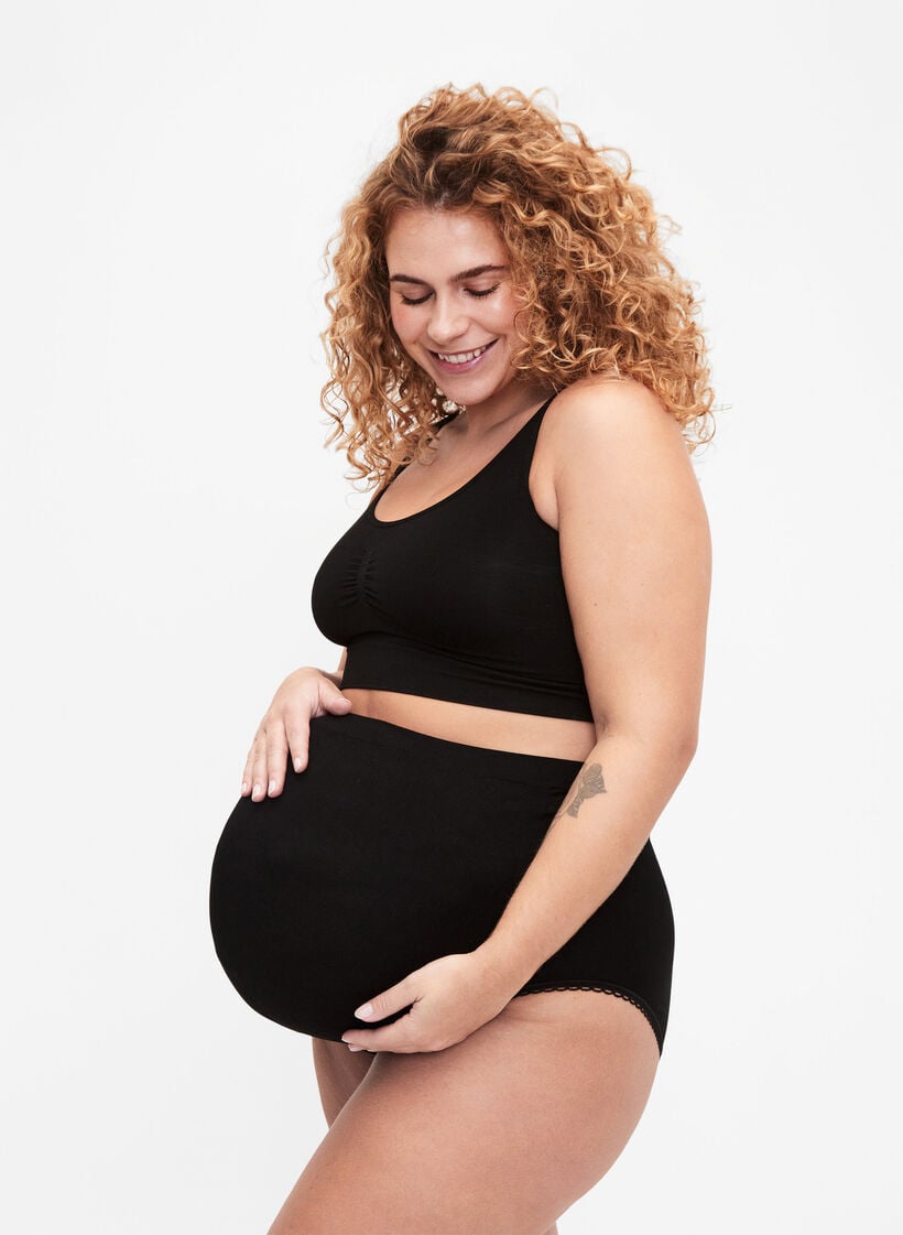 Seamless graviditets trusse, Sort, Model image number 0
