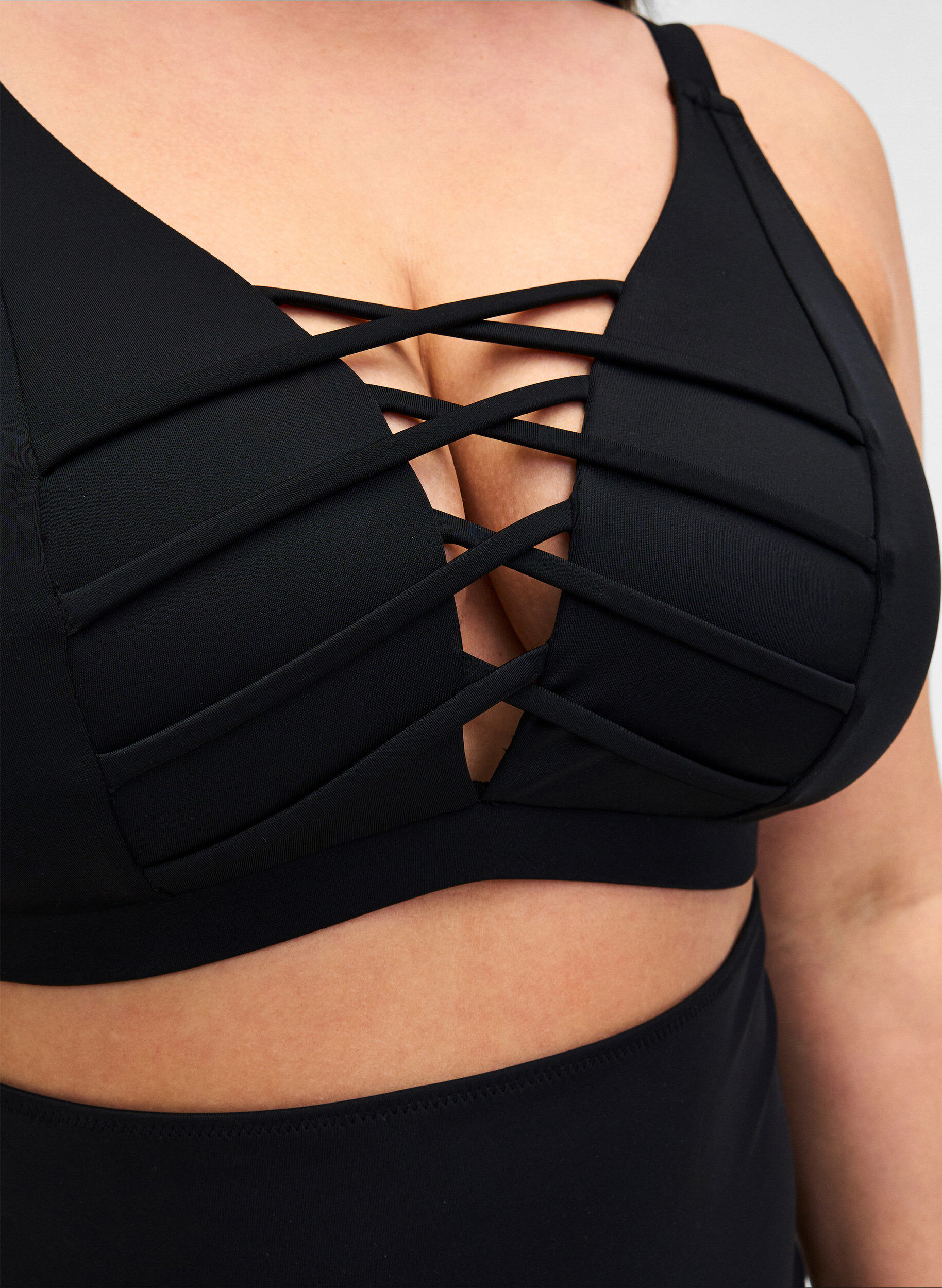 Zizzi Bikini overdel , Sort, Model image number 3