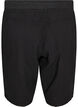 L&oslash;se shorts i bomuld med lommer, Sort, Packshot image number 1