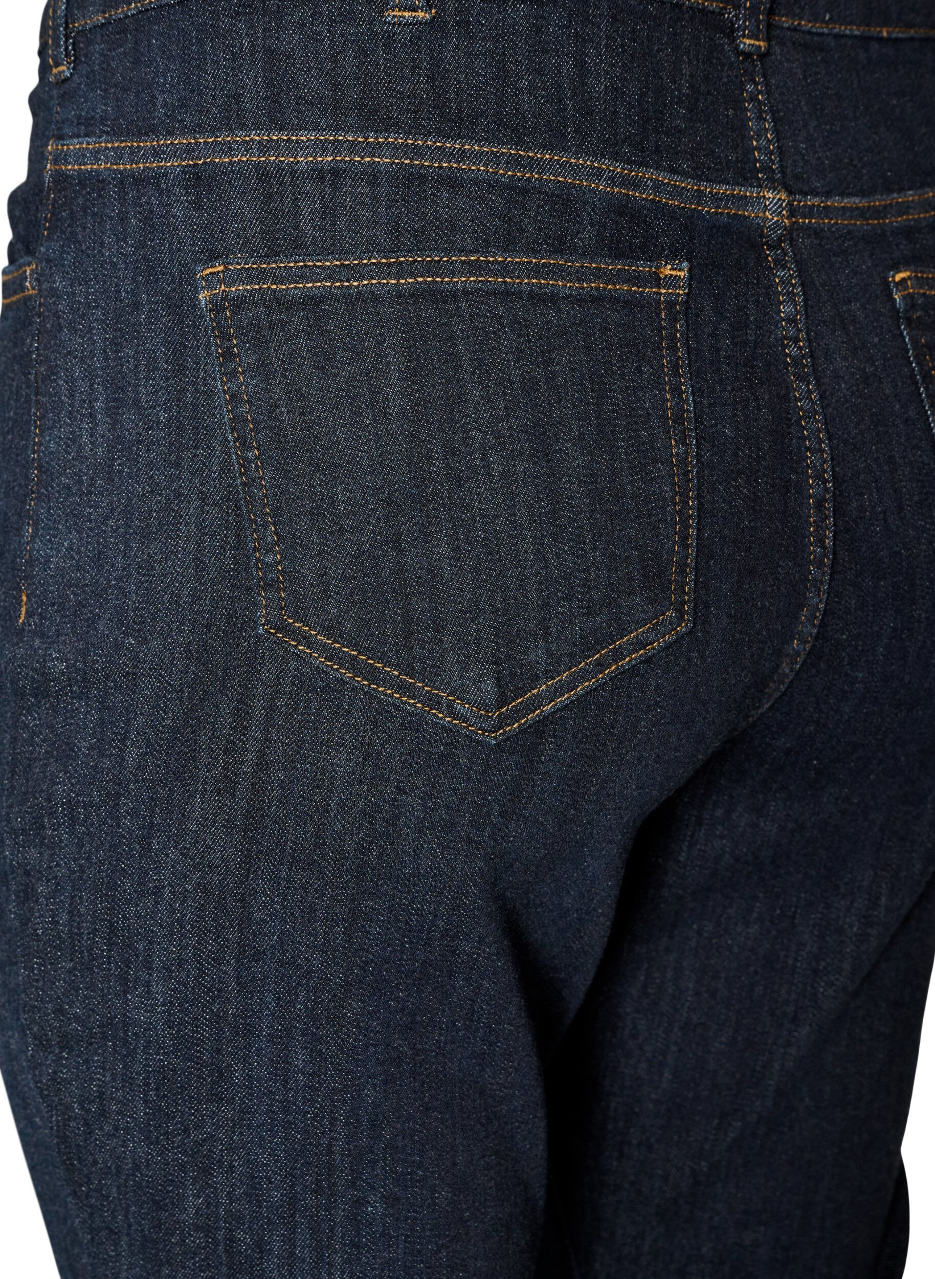 ZizziEllen jeans med h&oslash;j talje og bootcut, Bl&aring;, Packshot image number 3