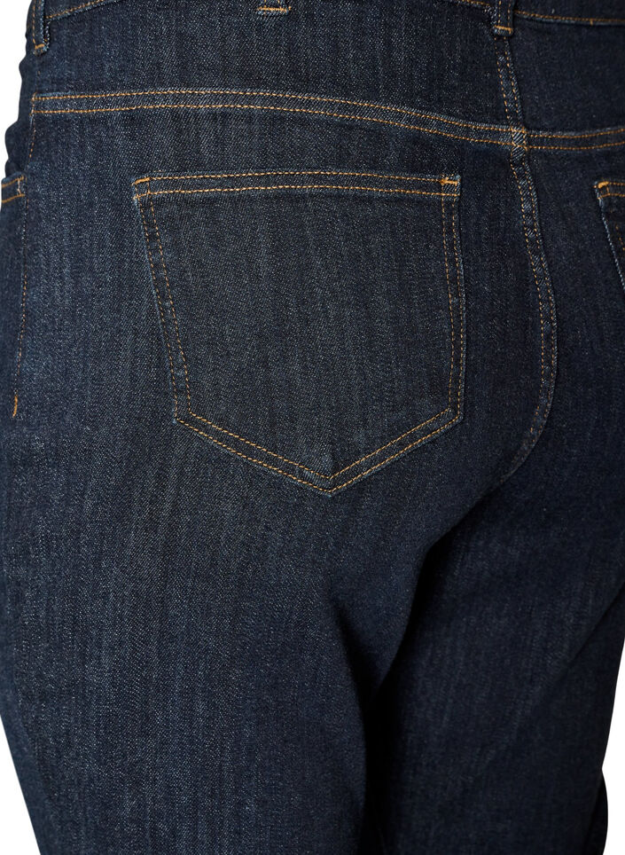 Ellen jeans med h&oslash;j talje og bootcut, Bl&aring;, Packshot image number 3