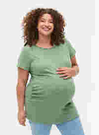 Graviditets t-shirt i rib, Green Bay, Model