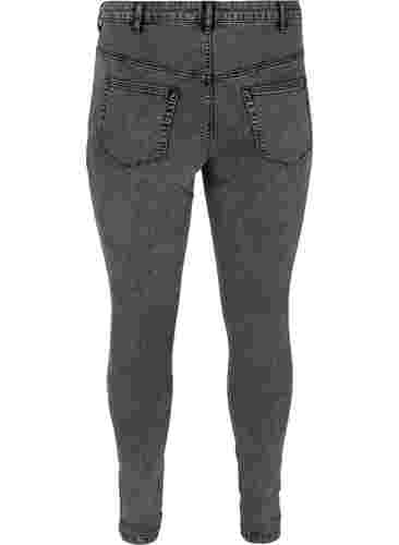 Super slim Amy jeans med høj talje, Grey Denim, Packshot image number 1