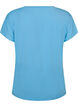 L&oslash;s tr&aelig;nings t-shirt med v-hals, Bl&aring;, Packshot image number 1