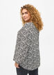 Skjortebluse med v-hals og print, Birch Graphic, Model image number 1