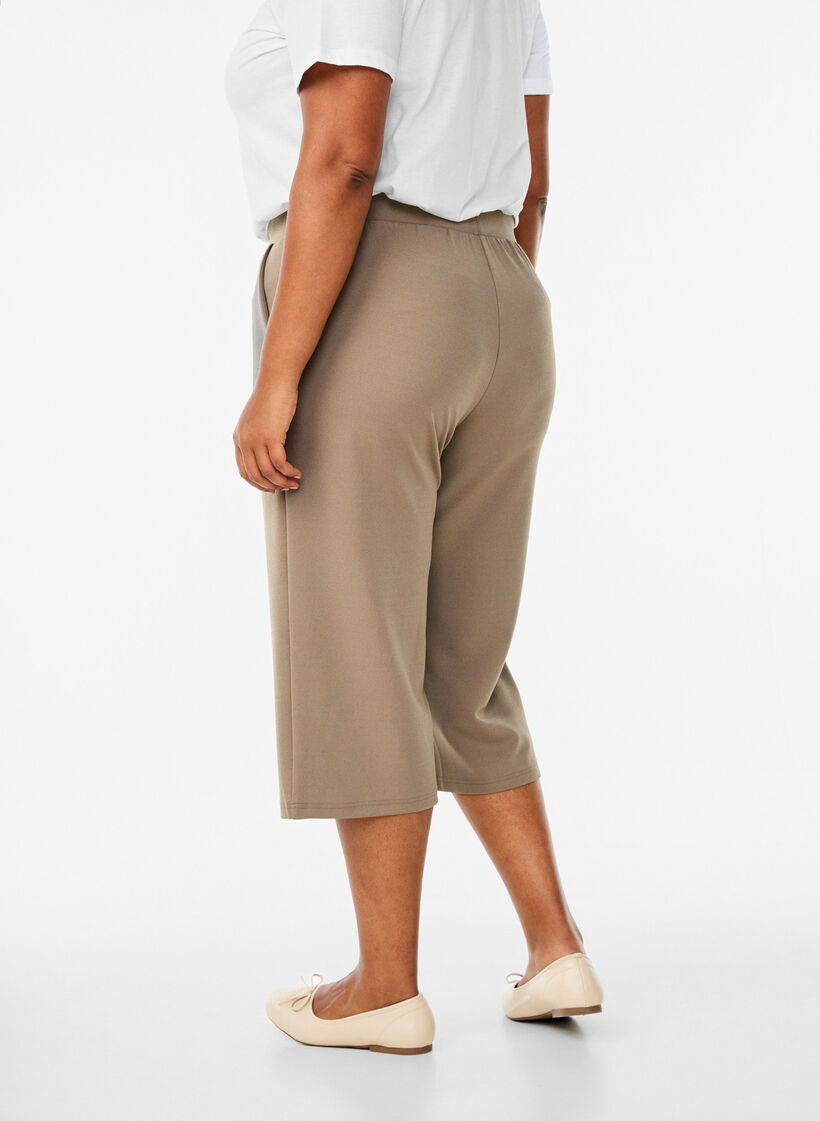 L&oslash;se knickers med h&oslash;j talje, Brun, Model image number 1