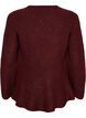 Strikbluse med A-form, R&oslash;d, Packshot image number 1