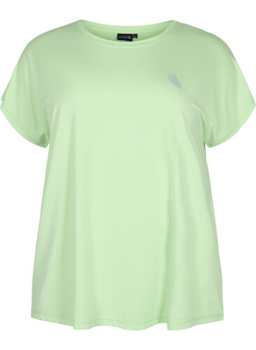 Kortærmet trænings t-shirt, Paradise Green, Packshot image number 0