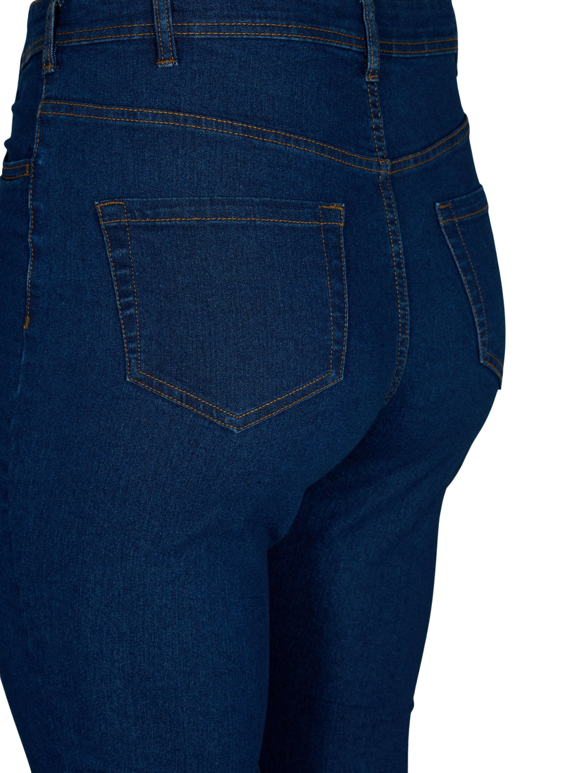 Zizzi Jeans med super slim fit, Bl&aring;, Packshot image number 3