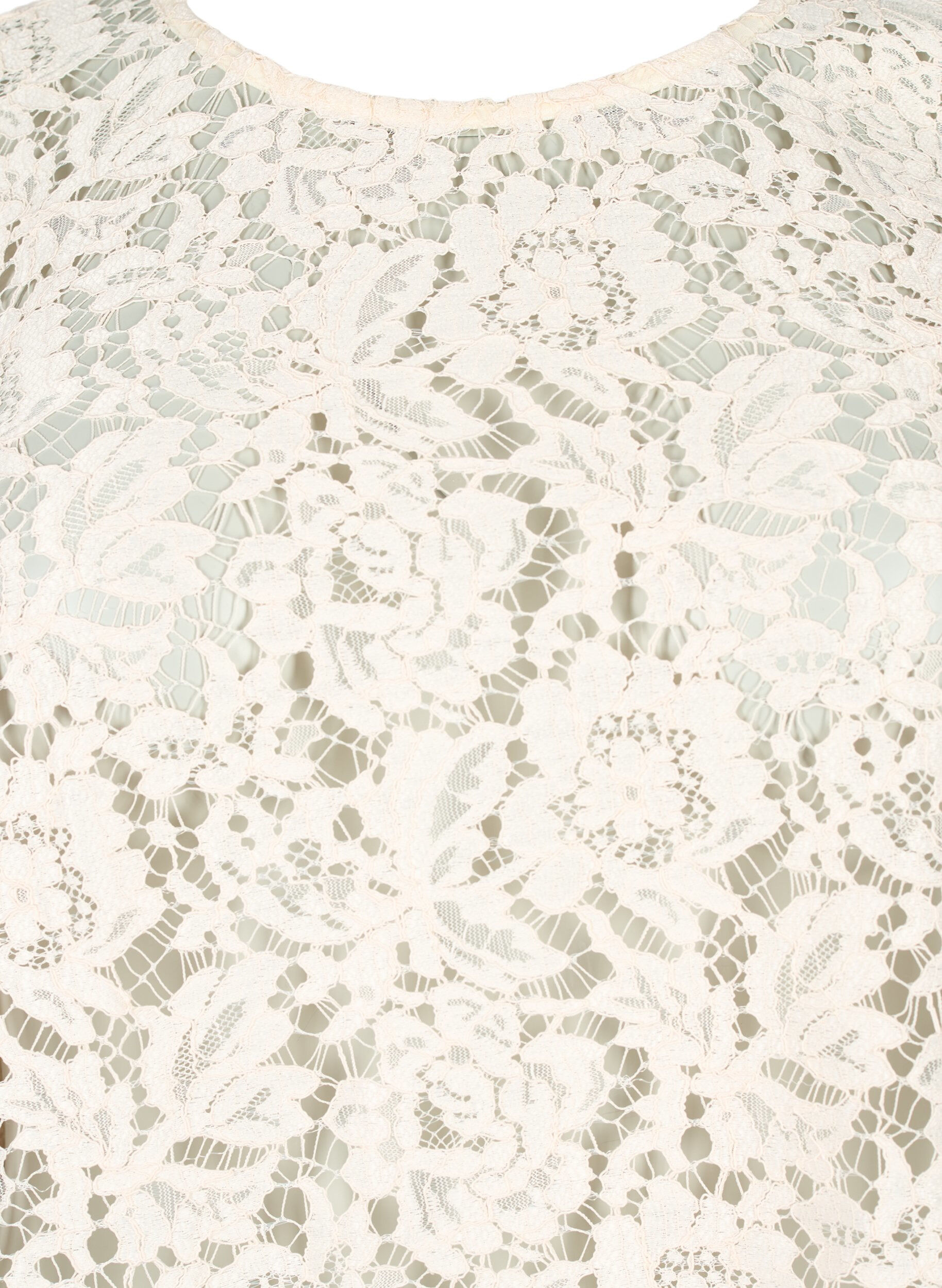 Zizzi FLASH - Lang&aelig;rmet blondebluse, Birch, Packshot image number 2