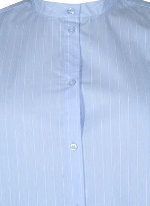 FLASH - Nålestribet skjorte, Light Blue Stripe, Packshot image number 2