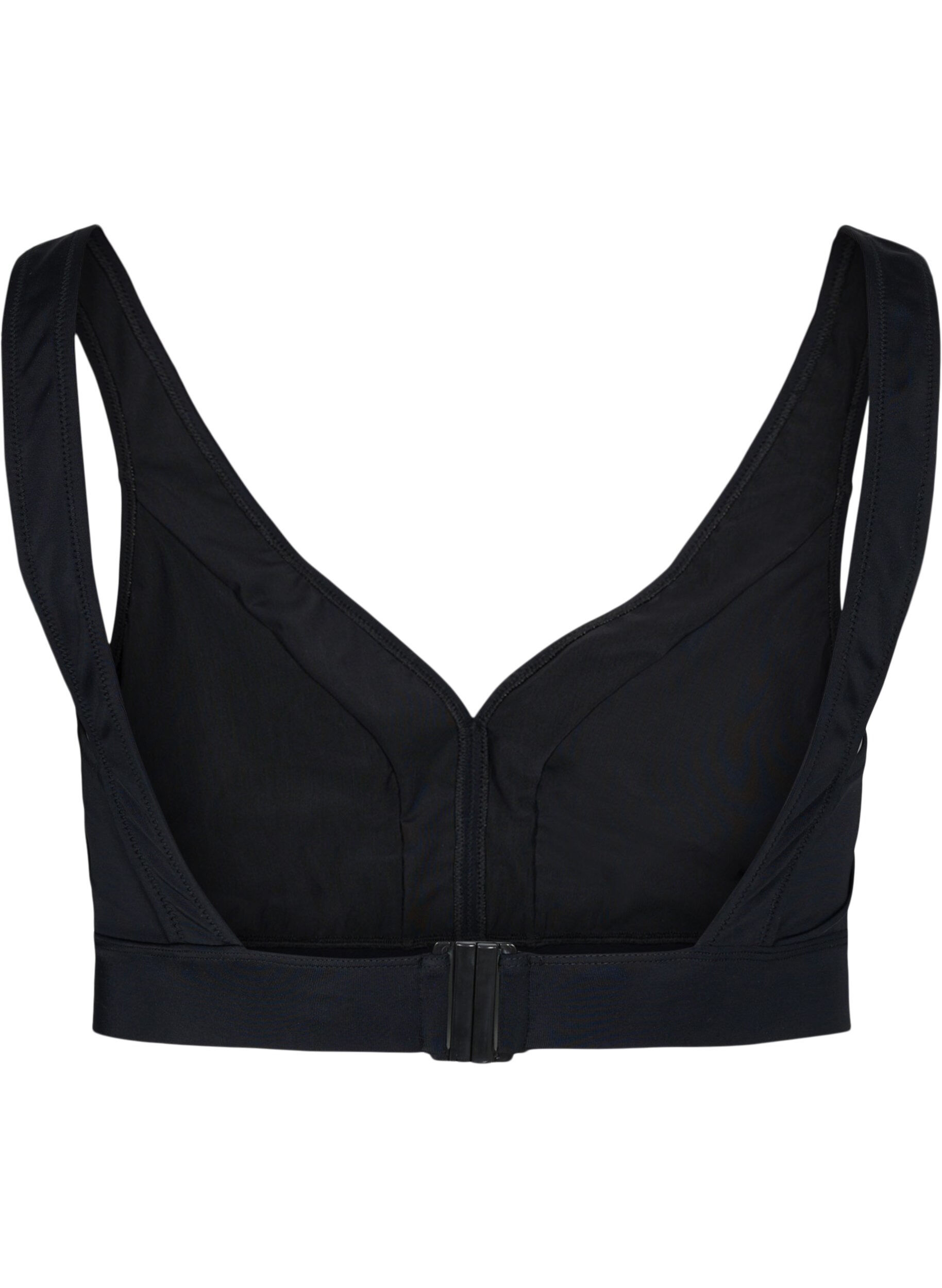 Zizzi Bikini top med v-udsk&aelig;ring, Black, Packshot image number 1
