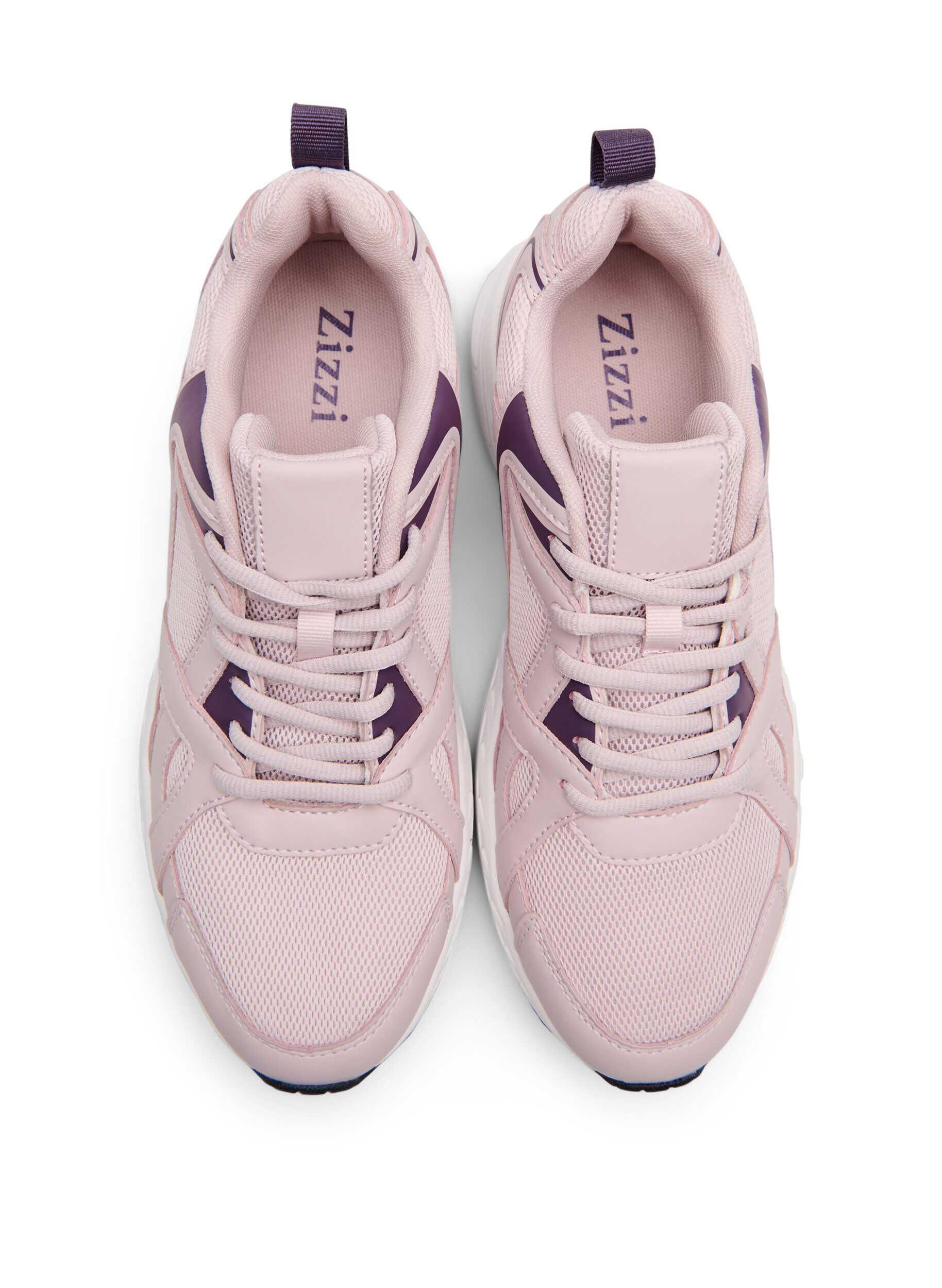 Zizzi Wide fit - Sneakers i sporty design, Lyser&oslash;d, Packshot image number 2