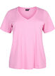 FLASH - T-shirt med v-hals, Begonia Pink, Packshot image number 0