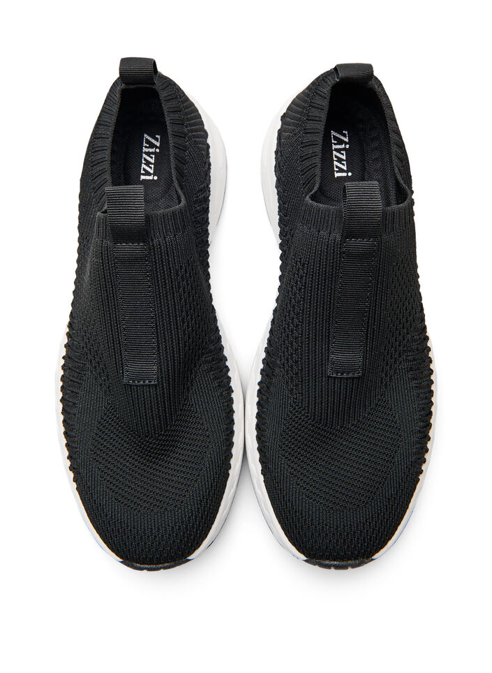 Wide fit - Slip on sneaker, Sort, Packshot image number 2