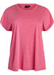 L&oslash;s tr&aelig;nings t-shirt med korte &aelig;rmer, Lyser&oslash;d, Packshot image number 0