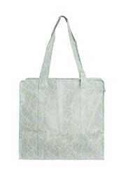Shoppingbag med lynl&aring;s, Bl&aring;