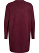 Meleret strik cardigan med lommer, R&oslash;d, Packshot image number 1
