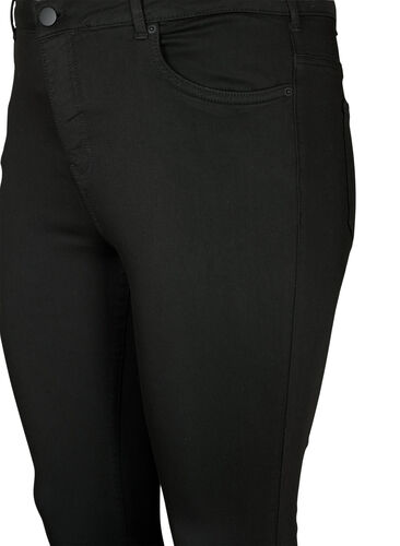 Stay black Amy jeans med høj talje, Black, Packshot image number 2